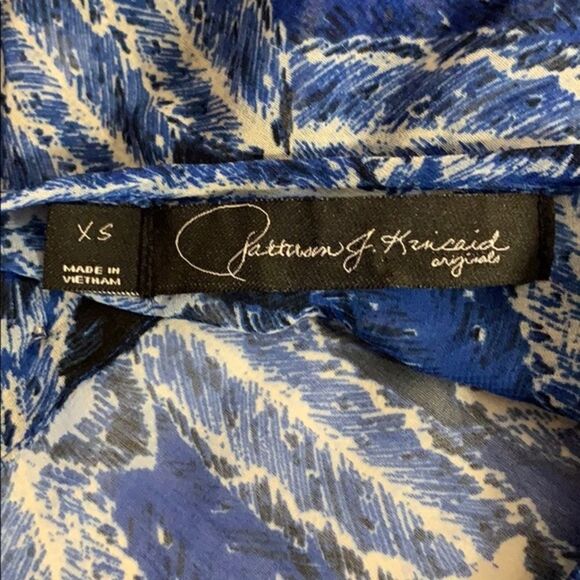 Patterson J. Kincaid Sheer Feather Design Tank - Picture 3 of 7
